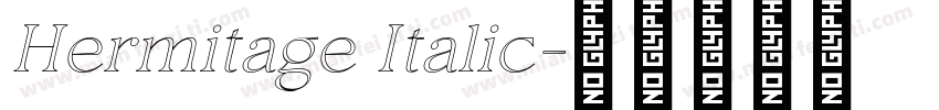 Hermitage Italic字体转换